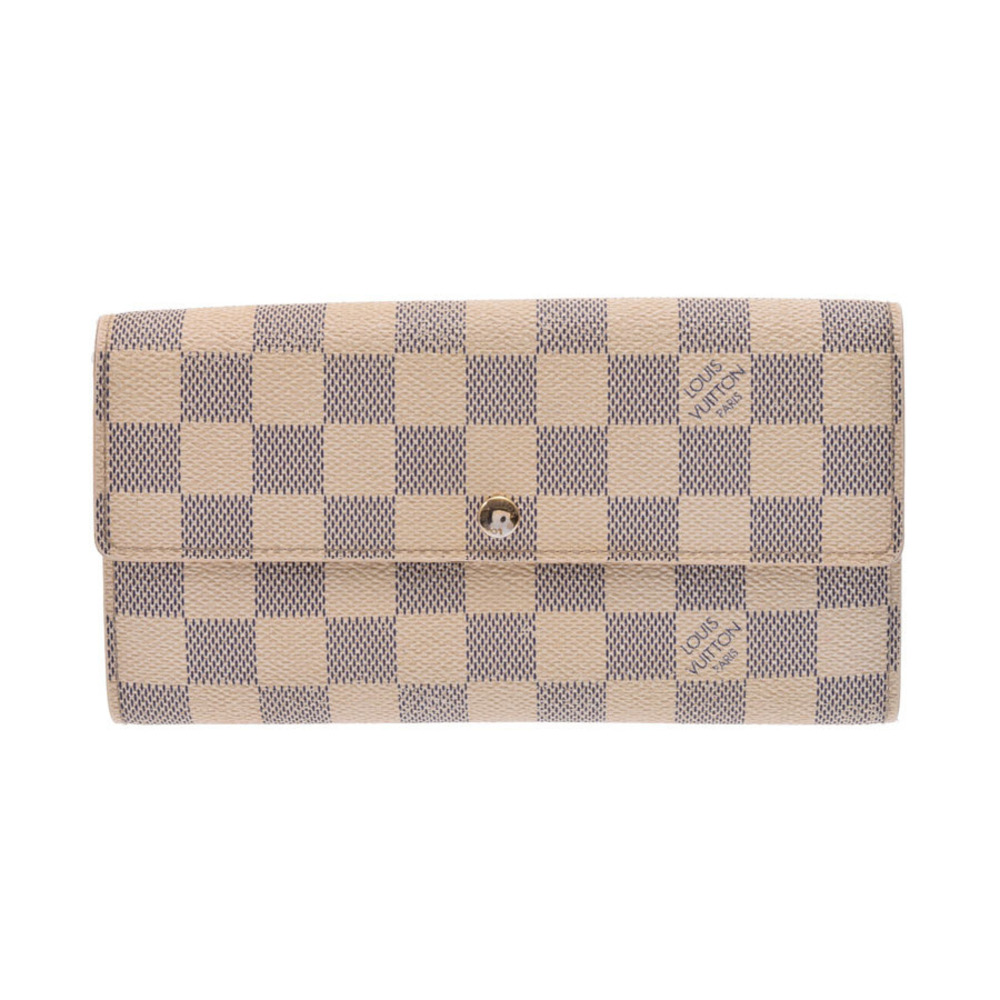 Louis Vuitton Azur White Portefeuille Wallet Sarah